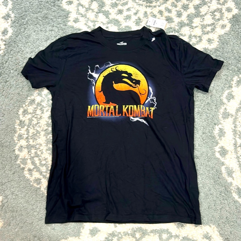Hollister mens relaxed fit graphic tee mortal kombat NWT S